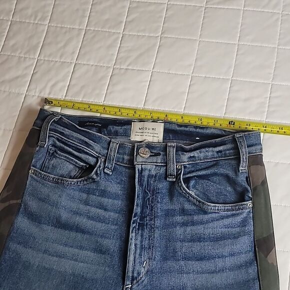 Mcguire ibiza camo stripe damn fine crop jeans size 28 - Picture 3 of 10
